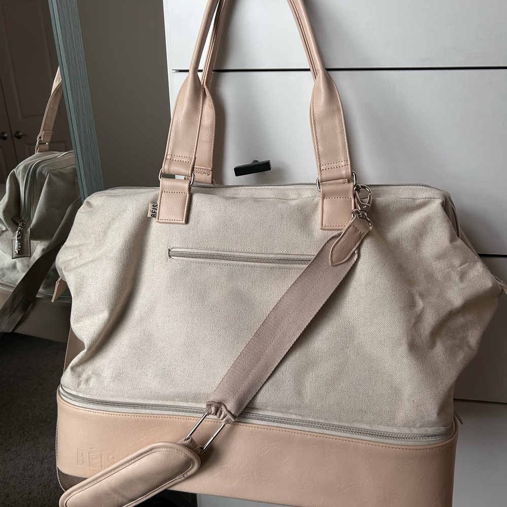 Beis Beige Weekender Bag